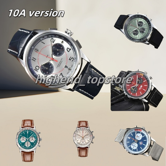 2025 10A Breitlngity Watch breitlngliess navitimerly Luxury Mens Designer Watch Man Watch Woman Watch Chronograph Japan Quartz Mechanical Watch Box Breitlngn 3fs