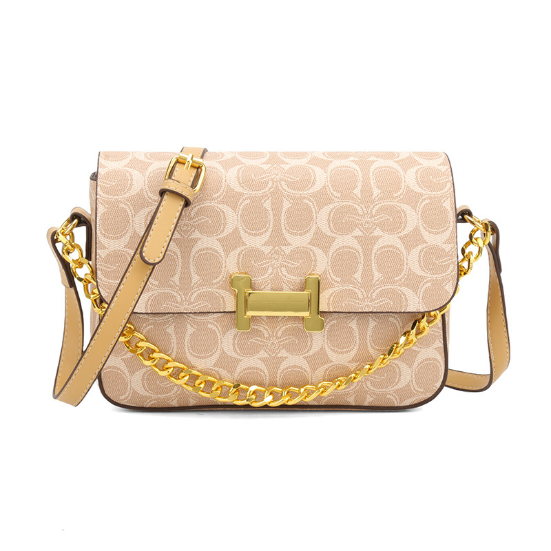 Designer High-End 2025 New Fashion Versatile Crossbody Printed Shoulder Small Square Light Luxury Women's Bag