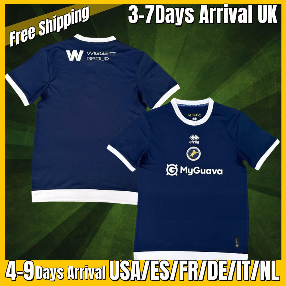 S-4XL 25 26 Millwall soccer jersey home away third 2025 2026 Millwall football shirt men kits 3rd men Uniforms Men kids kit Football Shirt S-4XL