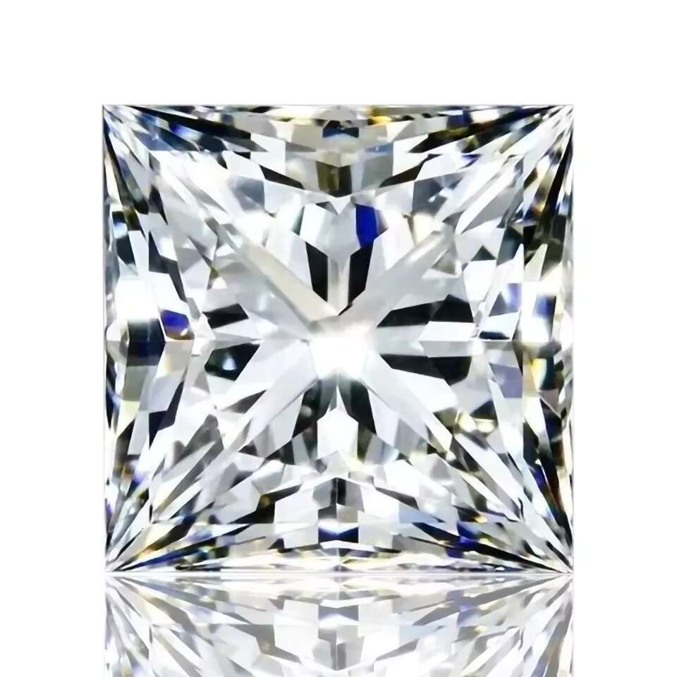 VOAINO Lab Created Diamond 1ct 2ct 3ct 4ct 5ct VVS VS square Shape Princess Cut CVD Lab Grown Loose Diamond