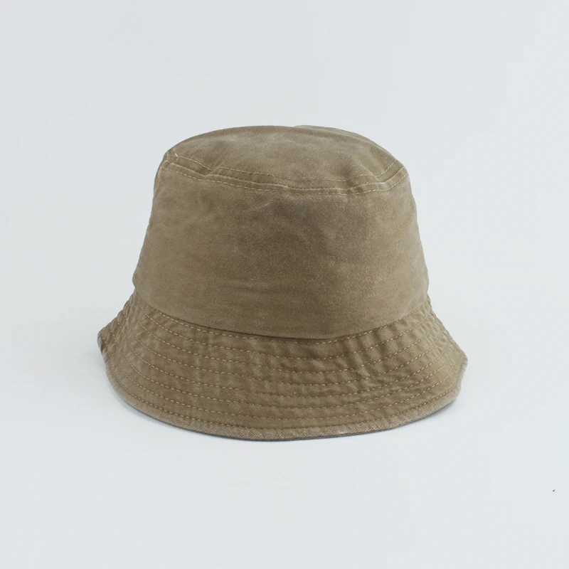Washed Denim Bucket Hat Kids Wide Brim Cotton Fisherman Hat Girls Boys Summer Panama Sun Hat Outdoor Beach Fishing Cap Y250707