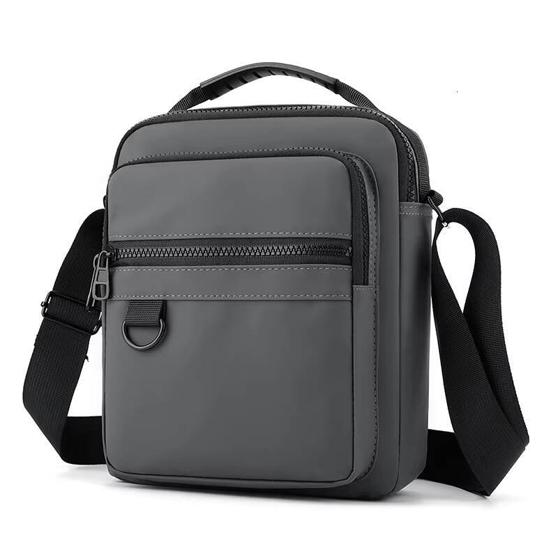 Messenger Sling Bags for Men Casual Oxford Small Zipper Pouch Simple Mini Crossbody Phone Male Side Shoulder Bag ddmynov