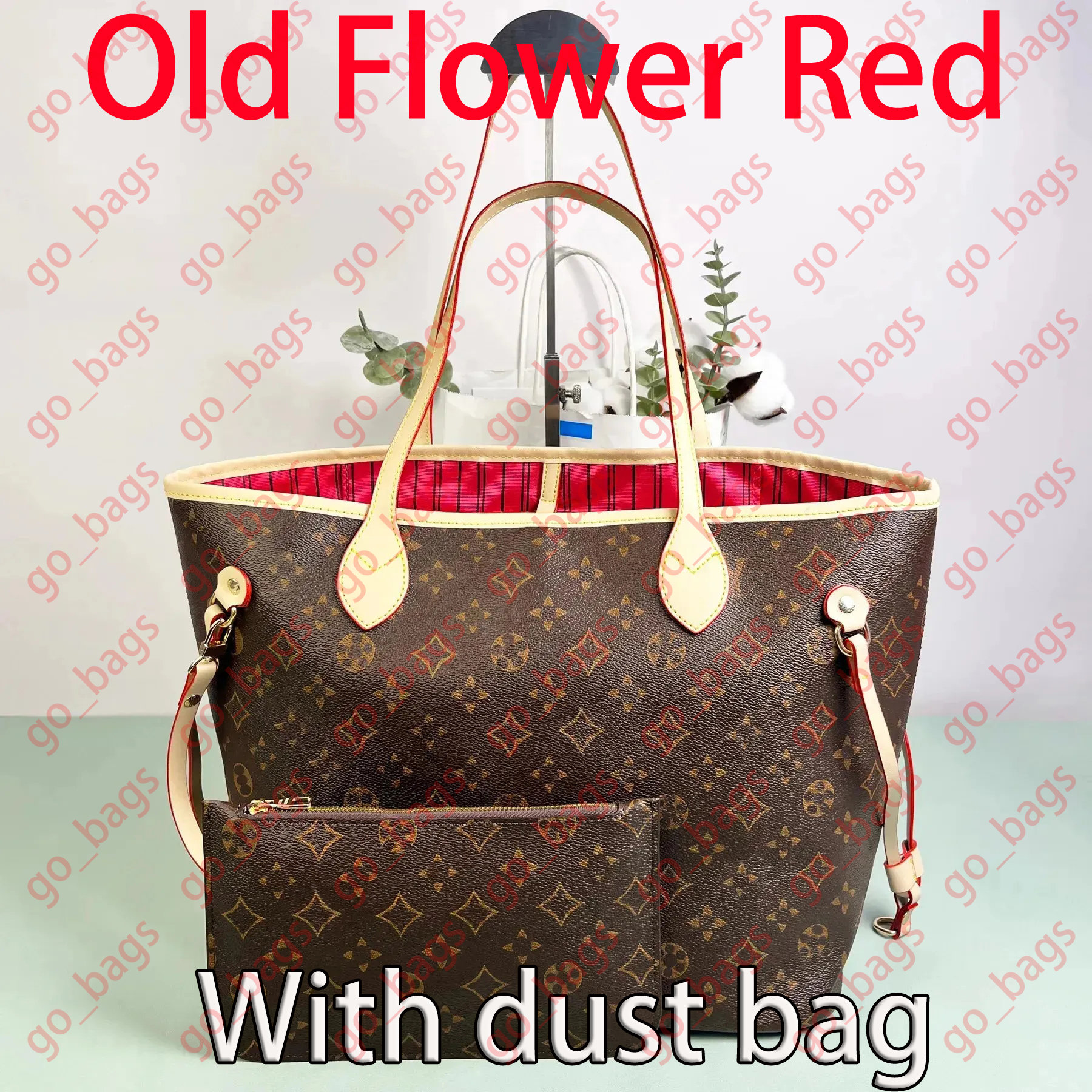 Designer Bag Tote Bag Shoulder Bag Luxury Bag Handbag Leather Old Flower Full Printing Large Capacity Shopping Bag High Quality Ladies Composite Bag Wallet New