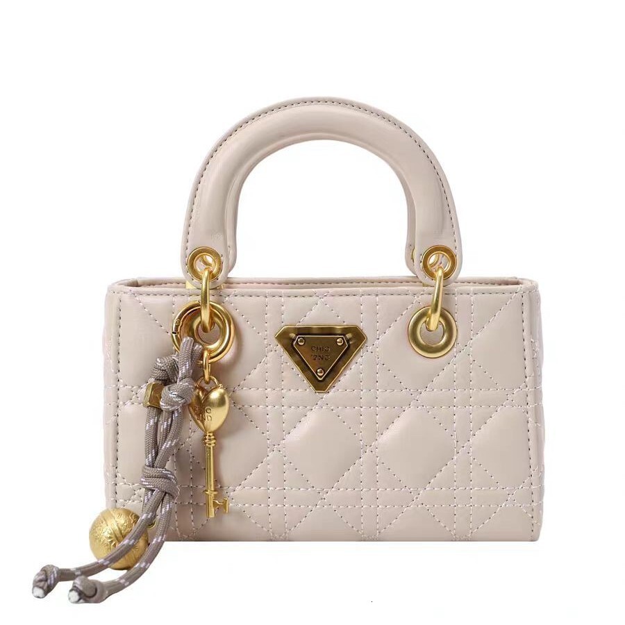 Free Shipping Designer Bag Floral Box Tote Bag Light Luxury Niche High-end Handbag Women's Shoulder Crossbody Bag