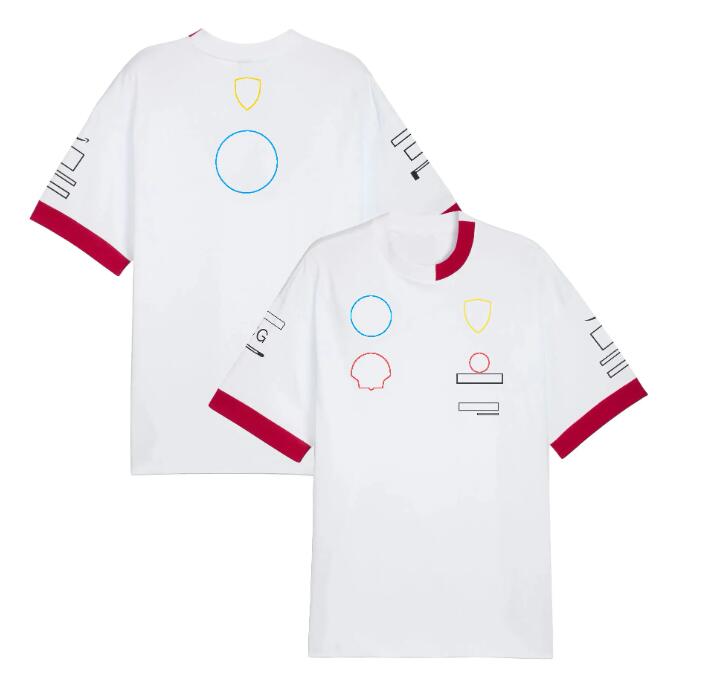 F12025 new racing T-shirt team F1logoPOLO shirt with the same customised