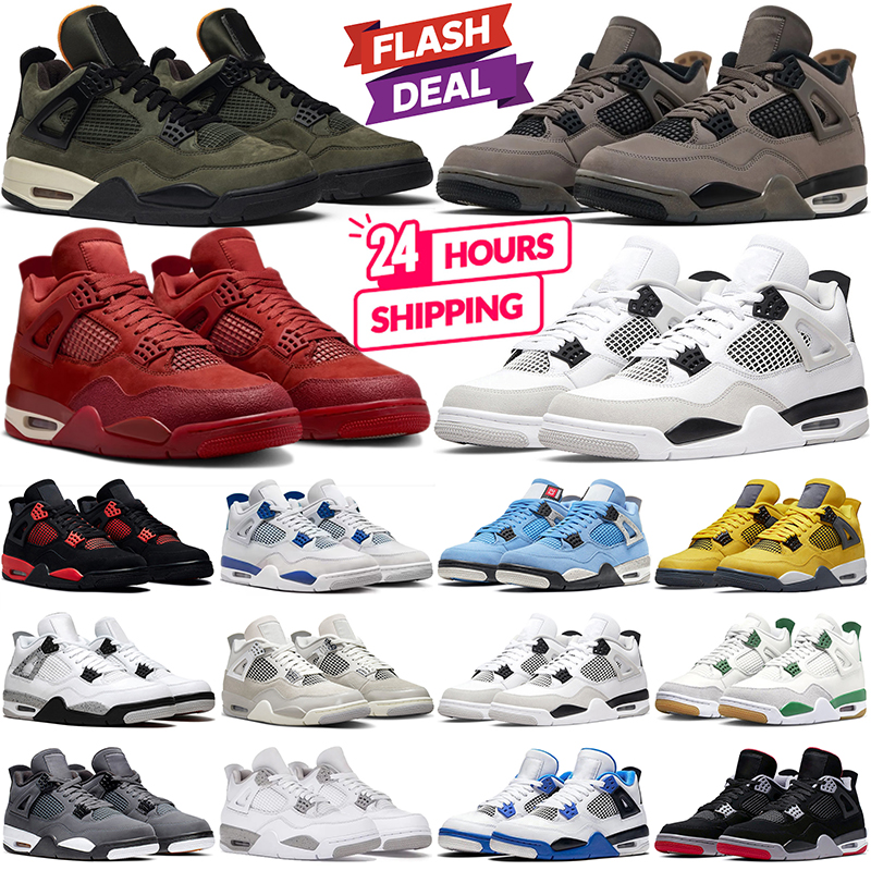 Cave Stone 4 Basketball shoes 4s Men Women Sneakers By Brick Panda Military Black Cat Red Purple Thunder Cool Grey Pine Green Bred Sports Trainers fashion