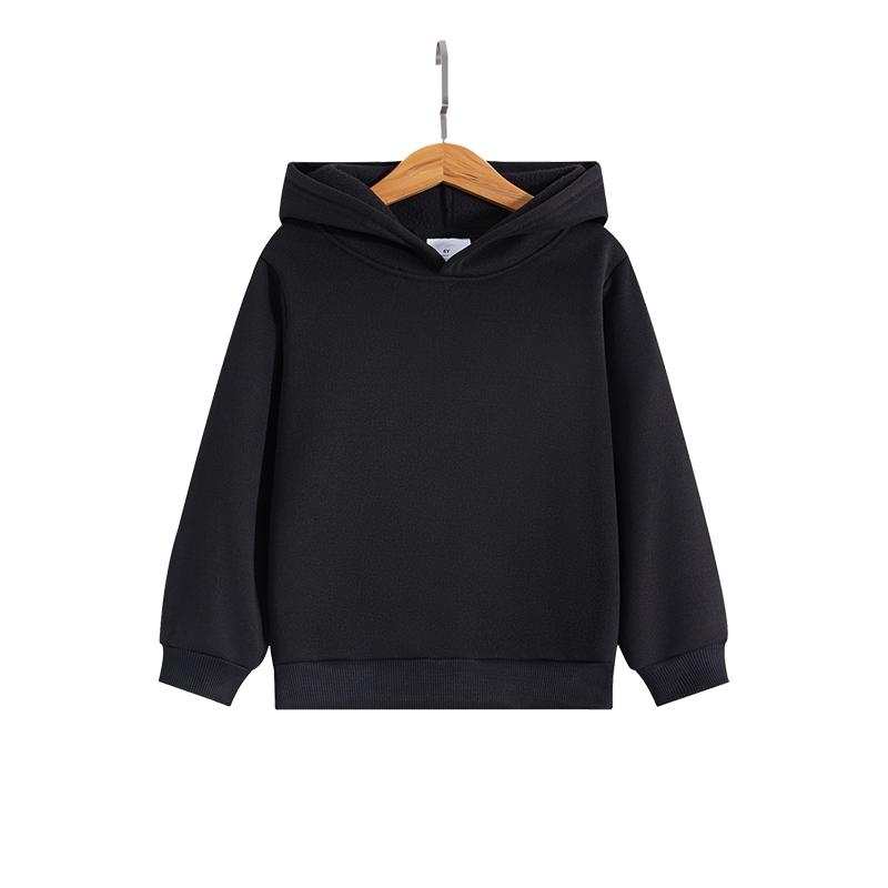 Pure cotton sweater for men and women with the same 2025 new spring and autumn solid color trend high street hooded casual coat.
