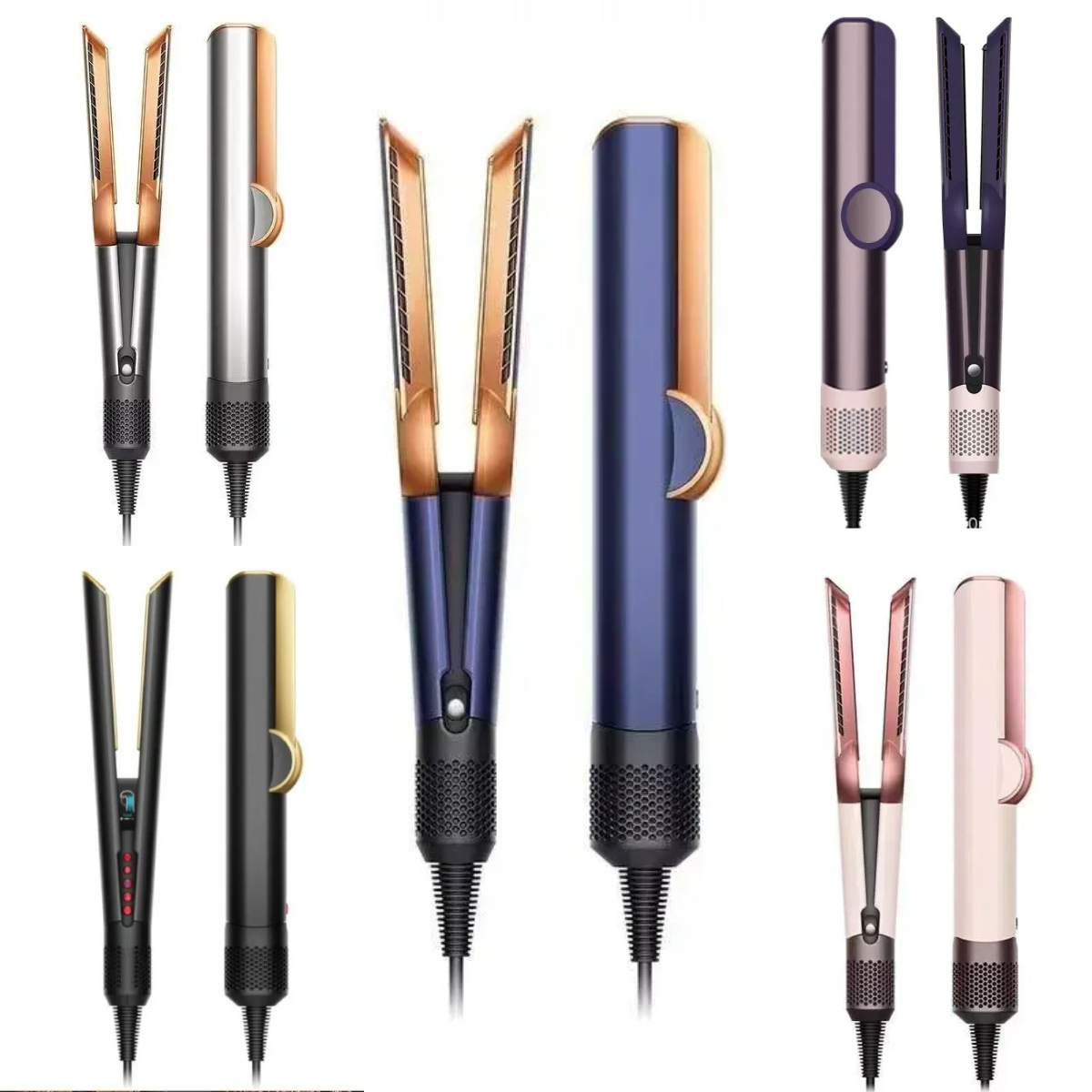 Lanjia- Multifunctional Electric Curler Multi Function For Women Professional Adjustable Temperature Tool Hair Curlers Negative Ion 7-In-1 802F9