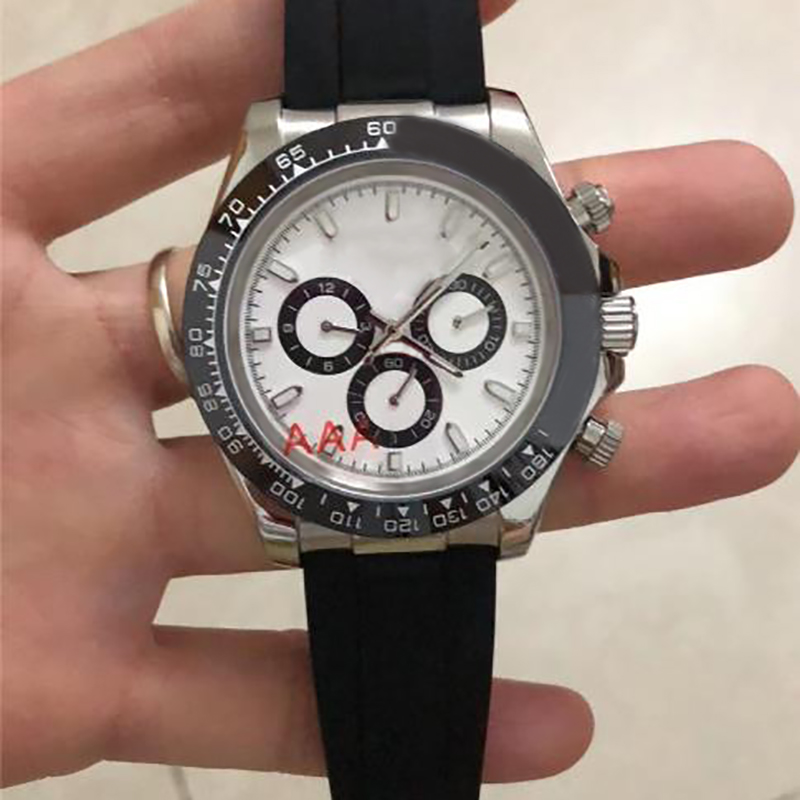 automatic mechanical watch design41mm watches fashionL all stainless steel strap light blue classic swimming night light blue treasure