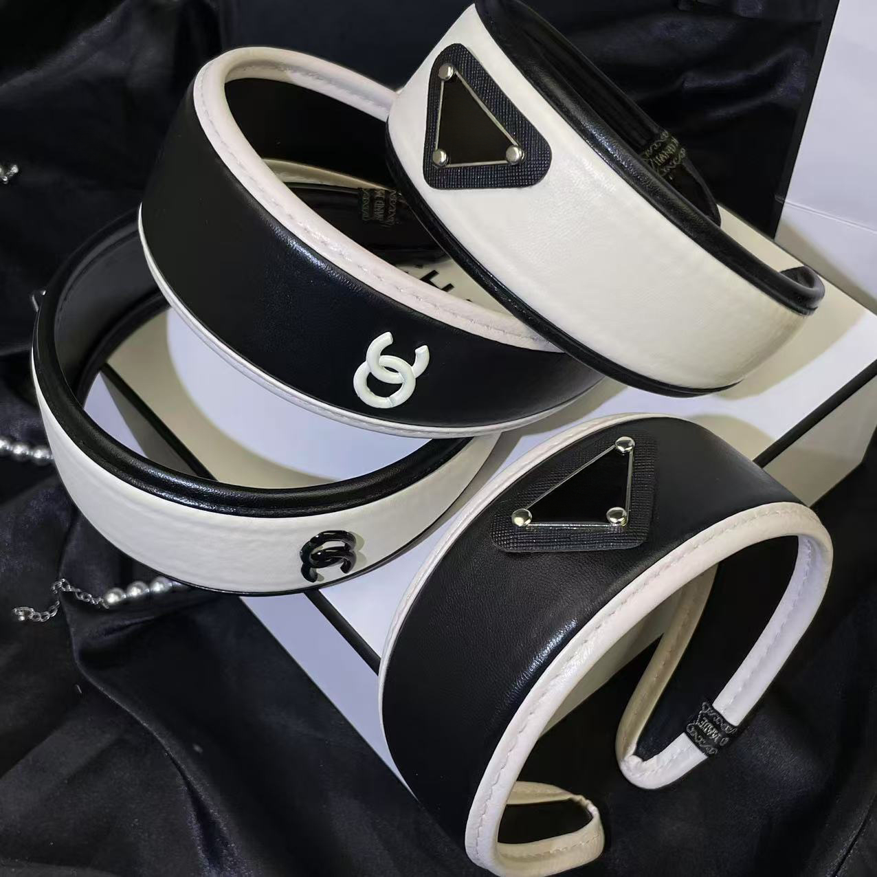 Luxury Designer Sponge Headbands Hair Bands For Women Girls Brand Letter Leather Headband Sports Fitness Headband Head Wrap Hair Accessories