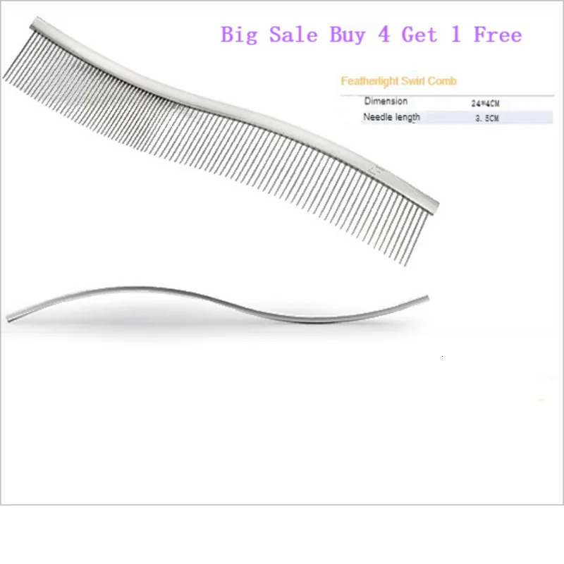S-26 Feather light Swirl Comb Dog cobra-shaped comb Peinado para mascotas buy 10 get 1 free 250716