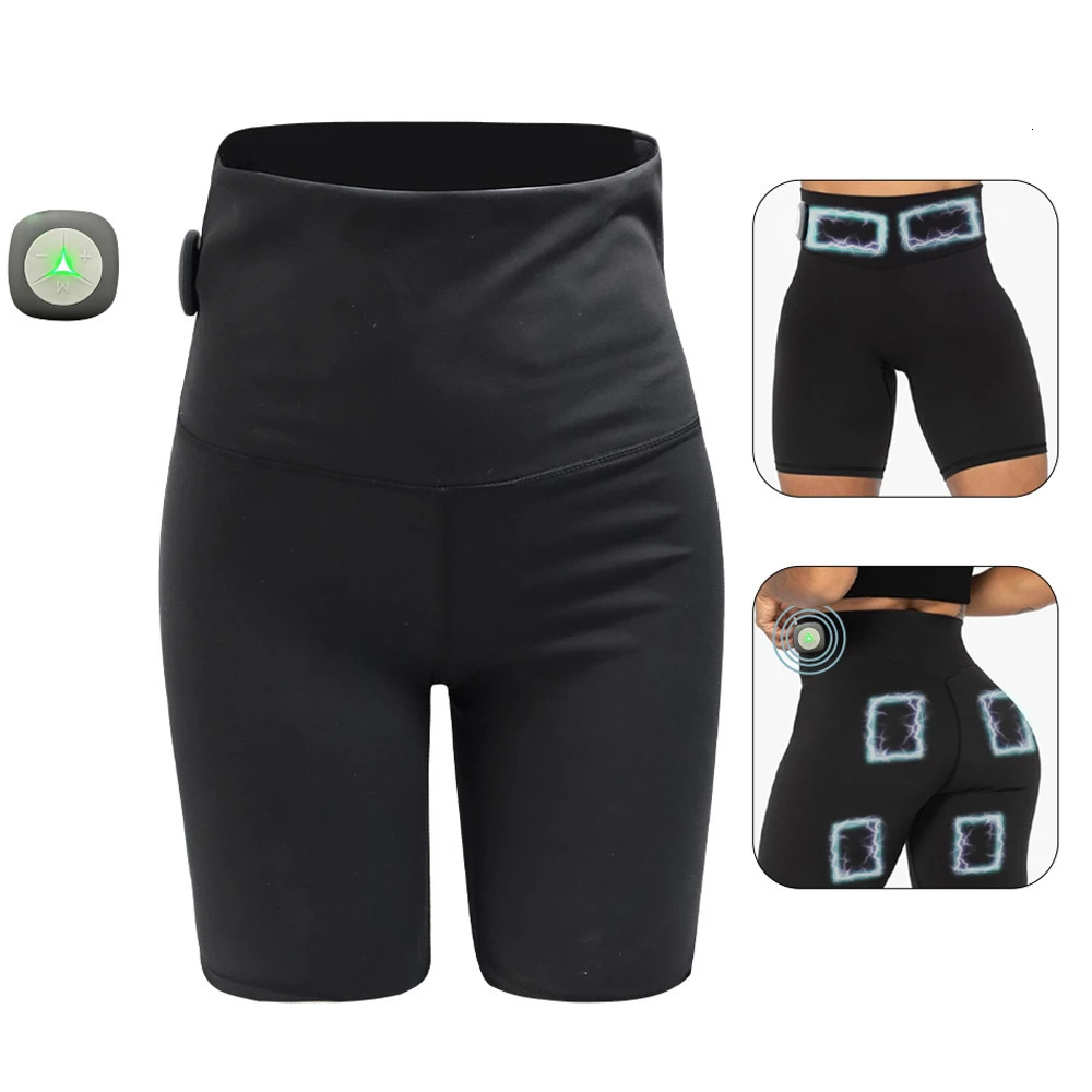 Intelligent Microcurrent EMS Shaping Yoga Shorts Muscle Stimulation Massage Slimming Leg Exercise Suitable for Gym 250709