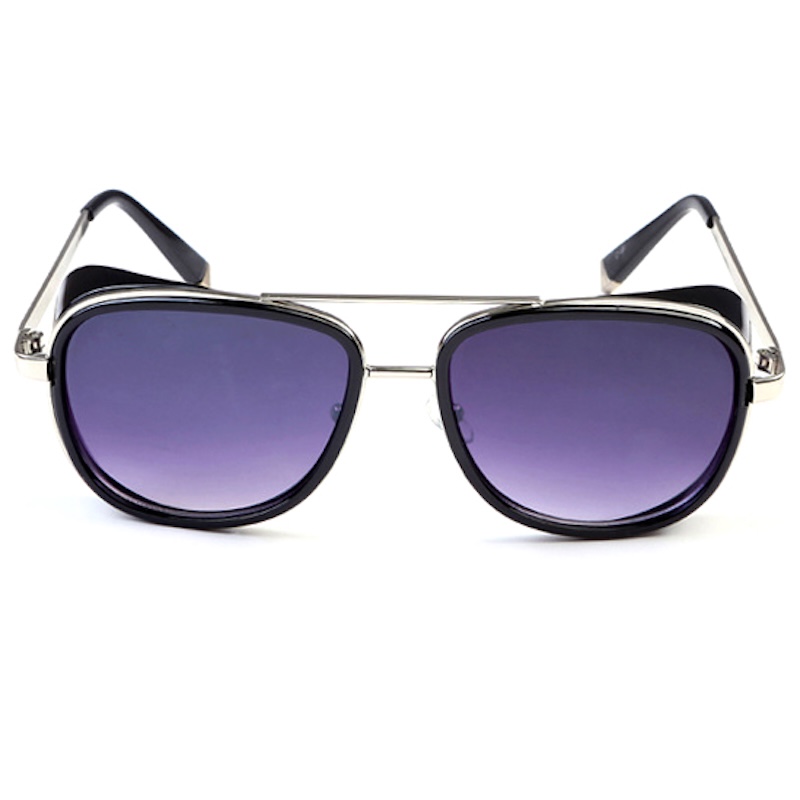 CB Steampunk Sunglasses Tony Stark Man Woman Sun Glasses Male Vintage Gradient Red Sunglass UV400