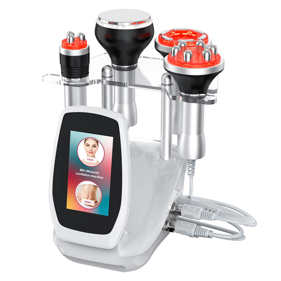 Ultrasonic RF Cavitation Machine for Body Contouring & Fat Reduction 80K Vacuum Slimming Radio Frequency Skin Tightening Face Lift