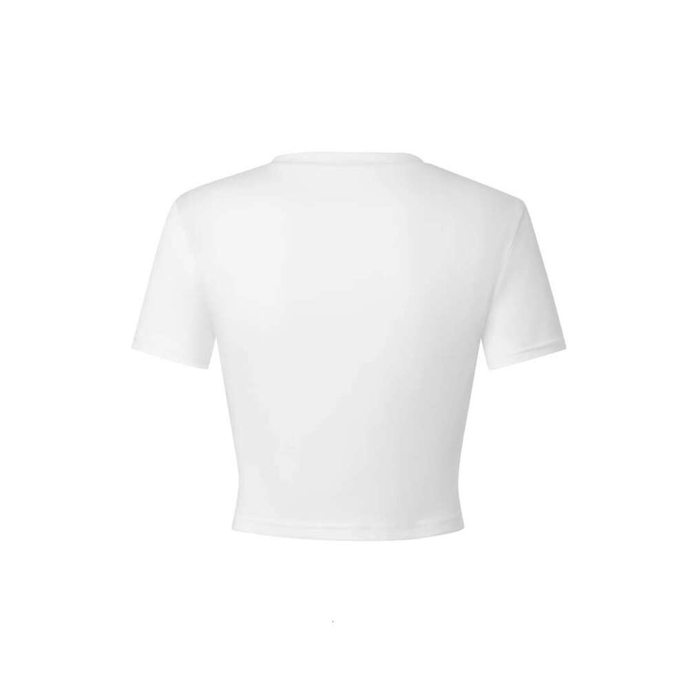 Summer Y2k New Boots Pattern Hot Girl Slim Sexy Black Beauty Style Crop Top Short Sleeve Women's T-Shirt B5