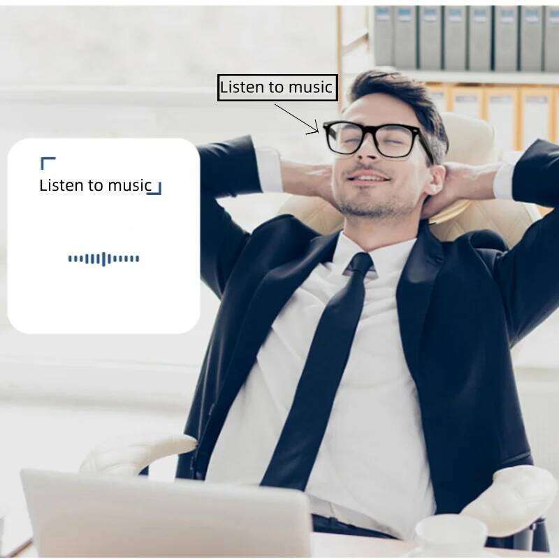 Brand E supports myopia music directional anti-blue light smart bluetooth sunglasses