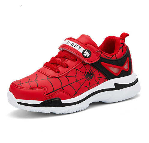 Brand Kids Trendy Spider Sneakers Boys Lightweight Sport Footwear Outdoor Breathable Tennis Shoes Non-slip Running Shoes W250207