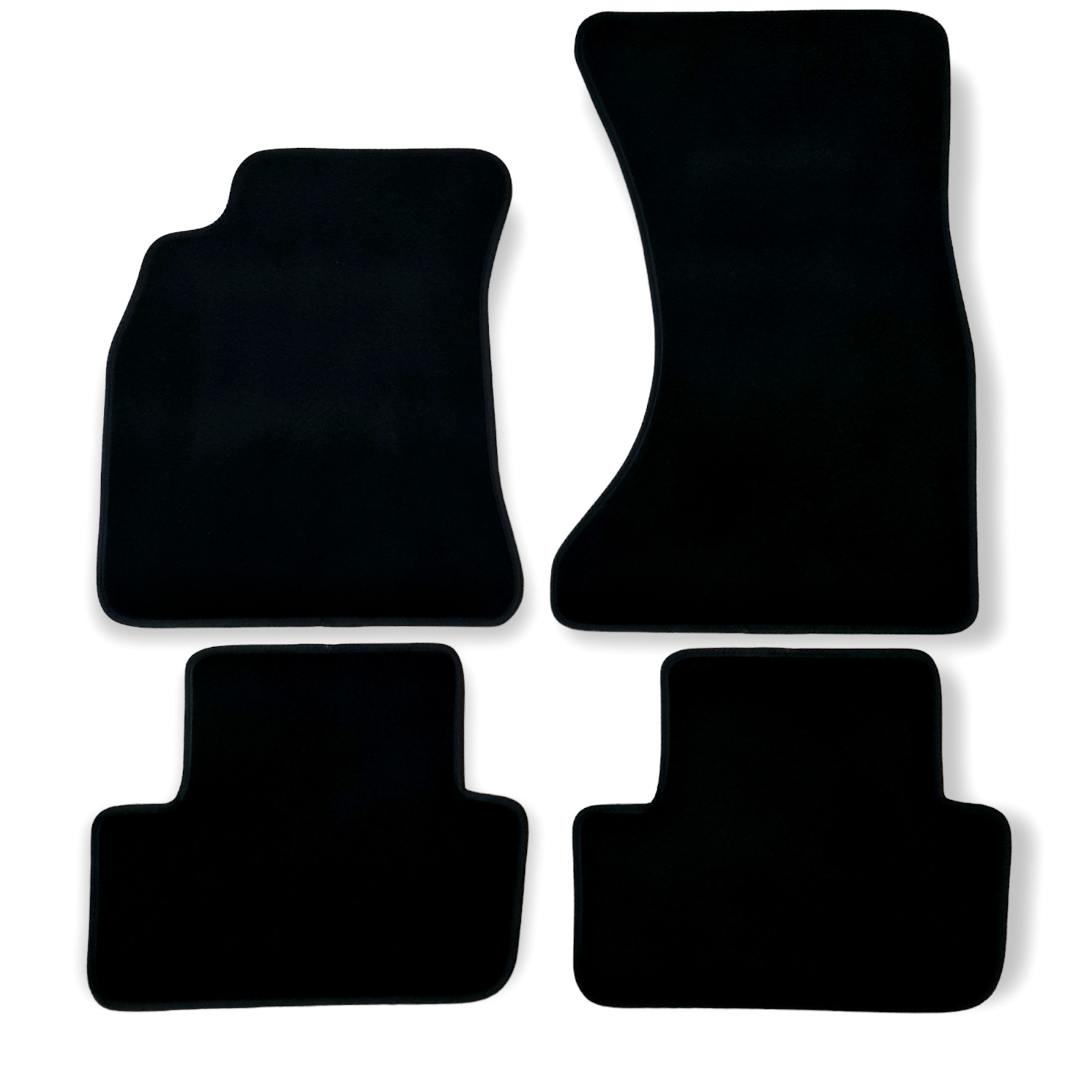 Velour Car Floor Mats For A4 S4 RS4 B8 Waterproof Black Carpet New Liners