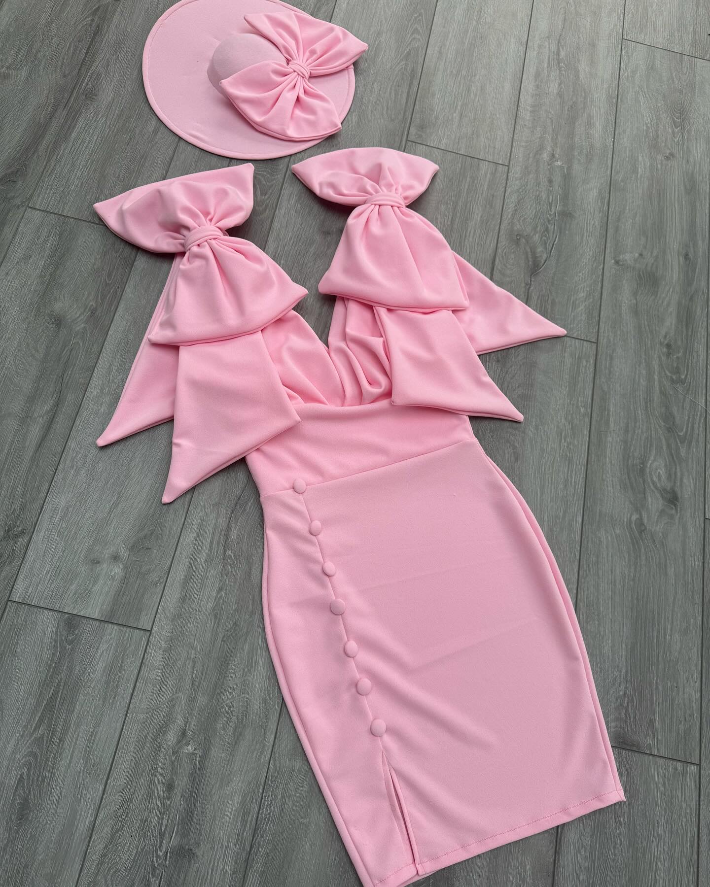 Little Black Bodycon Party Dresses Sheath Bowknot Straps Mini Short Cocktail Gowns Mother Dress With Buttons Bc19956 B0313