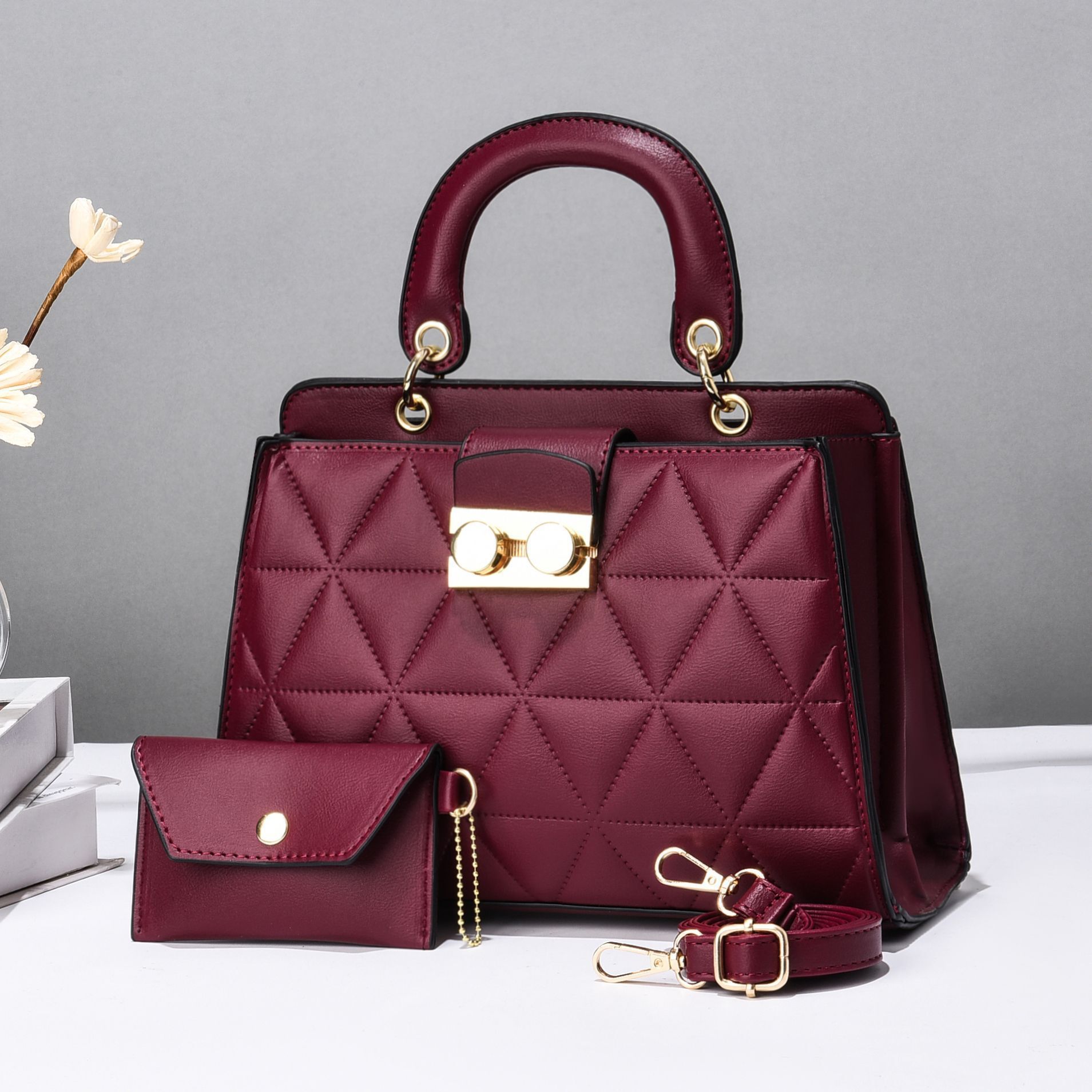 Free Shipping Designer Bag Niche Luxury Bag For Women High-end Large Capacity Handbag 2025 New Trendy Fashion Quilted Shoulder Crossbody Bag