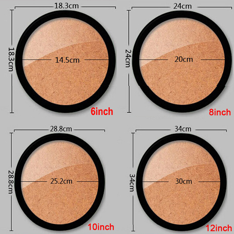 Wooden Frames Creative Gift DIY Hanging Wood Picture Holder Wall Mounted Photo Frame Round Home Decoration H260306