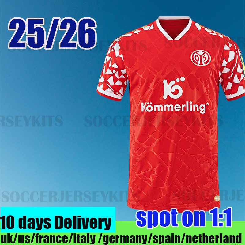 FSV Mainz 05 special version Mainz 125th Soccer Jersey home red 2024 2025 season soccer jerseys football shirts for men tops tee shirts Mainz Trikots