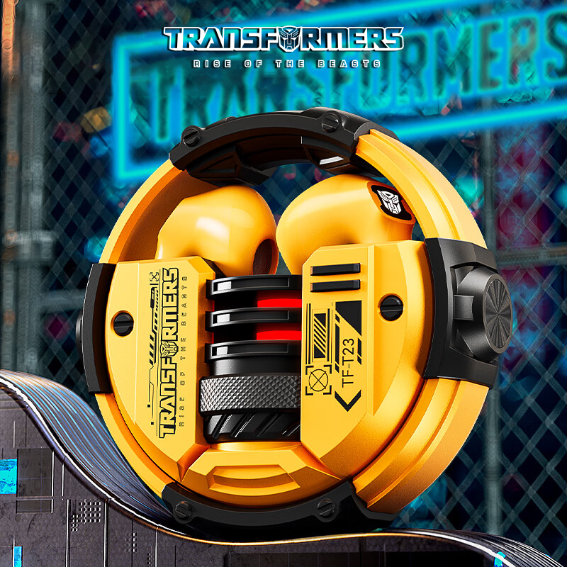 TRANSFORMERS TWS Wireless Earphones HiFi Stereo Sound Music Game Earbuds Dual Mode Low Latency HD Call Headphones TF-T23
