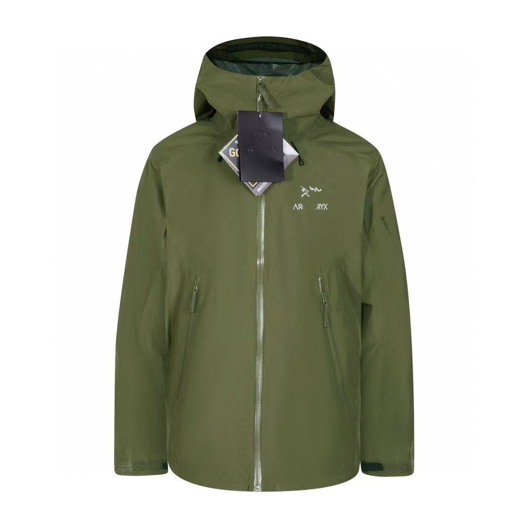 5A Designer Arctwryxjacket BETA Rain Jackets Embroidery Raincoat Shell Hooded Waterproof Windbreaker Breathable Coats For Outdoor Hiking Fishing Jacket