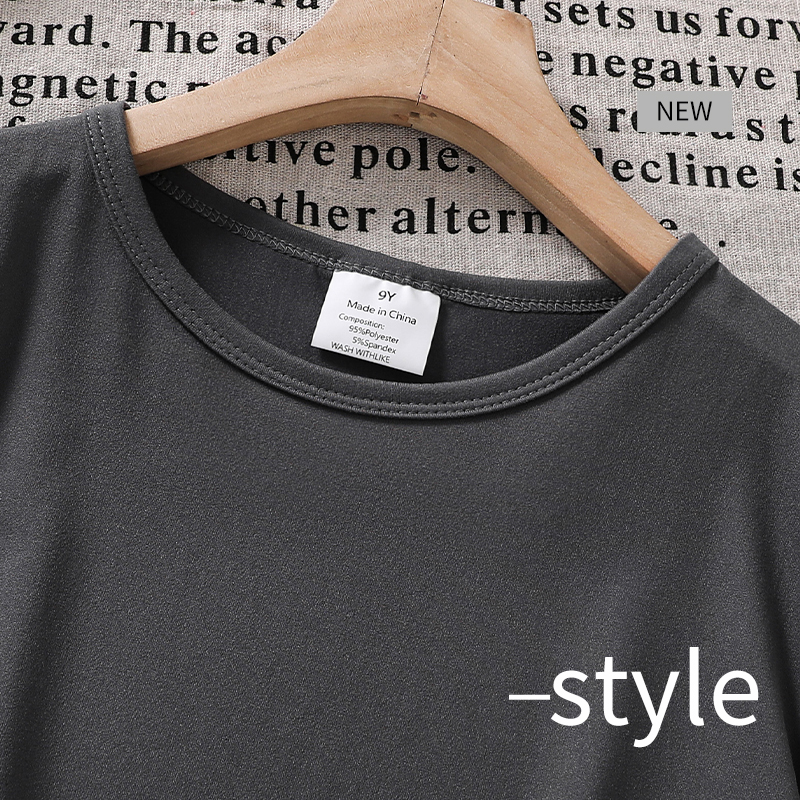 Men's Breathable Cotton T-Shirt - Lightweight & Casual Fit Solid color short sleeve T-shirt