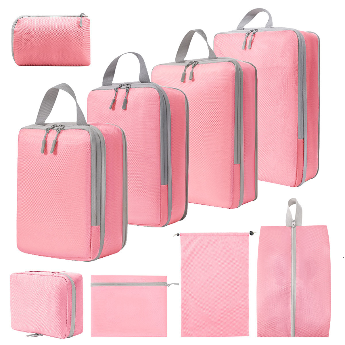 Compression Travel Storage Bag Set Digital Toiletry Cosmetic Storage Bag Shoes Luggage Clothing Travel Storage Bag
