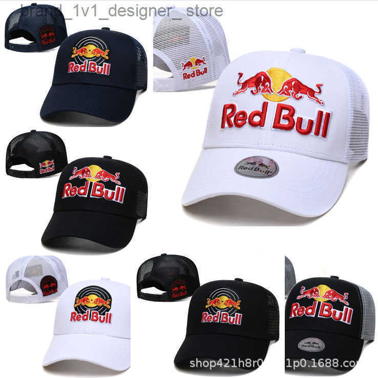 Ball Caps F1 Red Bull Racing Team Red Bull Verstappen 2022 Season Racing Baseball Hat Bent Sun Hat H25401 S250708