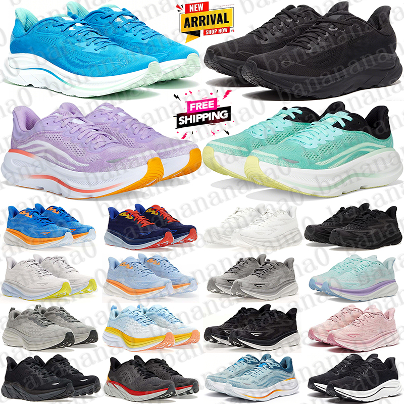 Free Shipping hokasneakers bondi Clifton 8 9 10 Designer sneakers Running Shoes trainers for black mens womens shoe chaussure Outdoor men women Sports runners