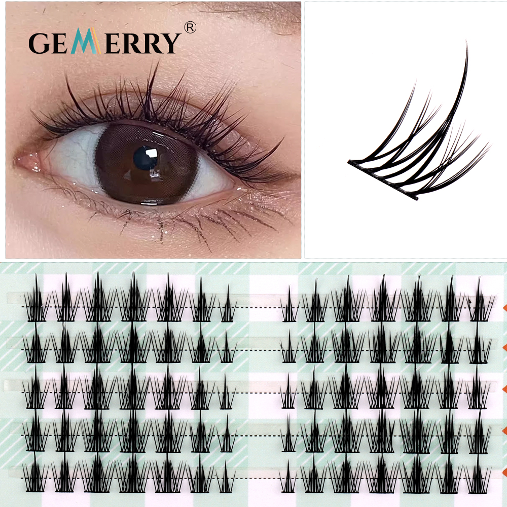 Ciglia Finte Gemerry FOX CAT SUN Flower Cluster Ciglia Individuali