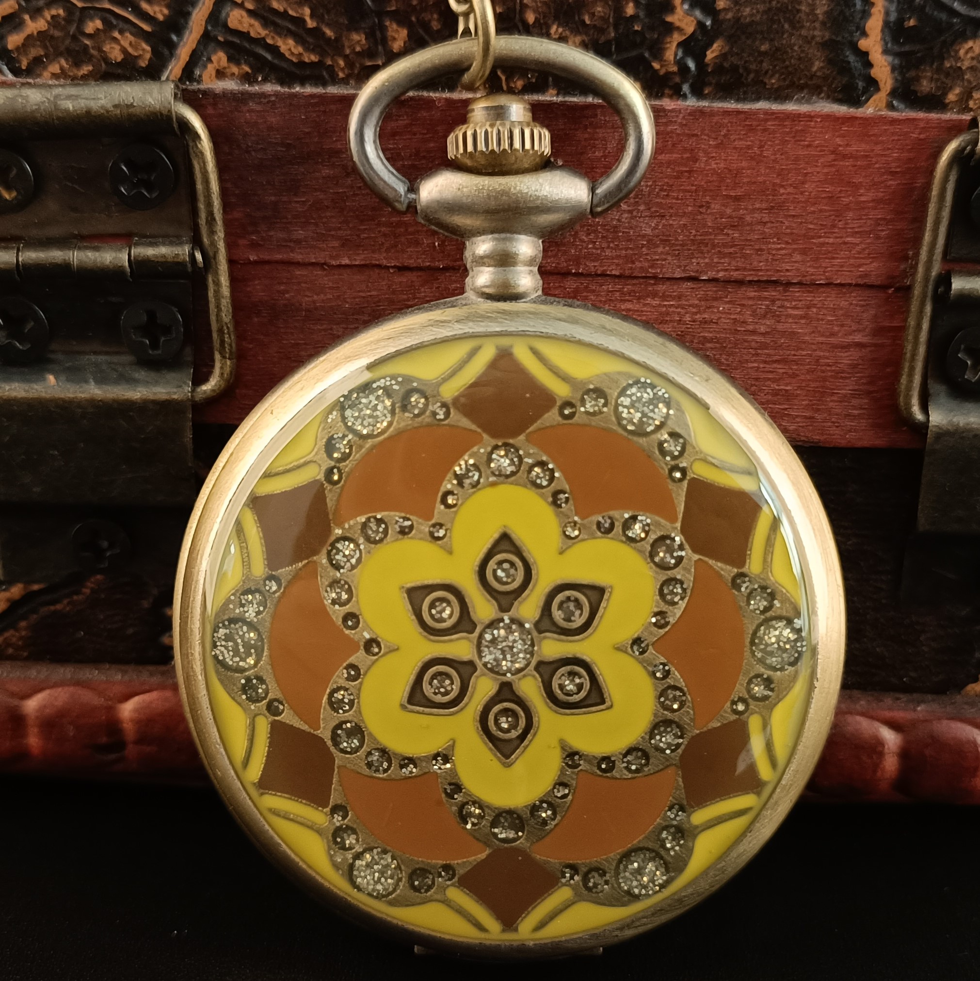 Orologi Tascabili In Bronzo Antico Di Moda Giada Per Donna Donna Ragazza Amica …
