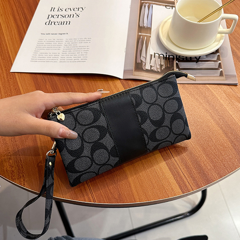 Luxury Wallet 2025 New Women's Phone Clutch Purse Soft Leather Print Lightweight Mini Crossbody Bag Multi-functional Wallet Coin Purse