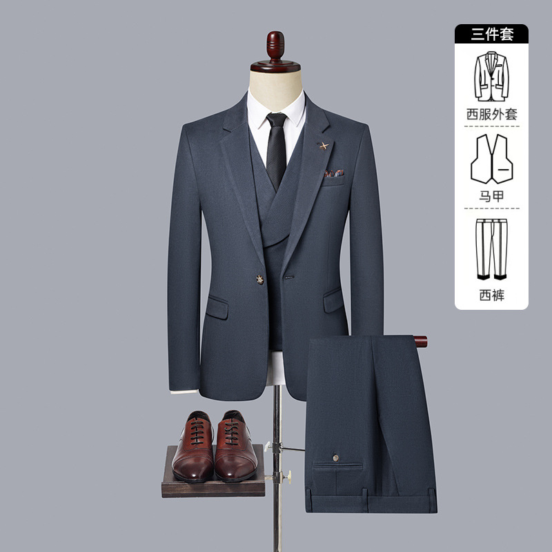 H804New style suit jacket men slim groom wedding suit business casual