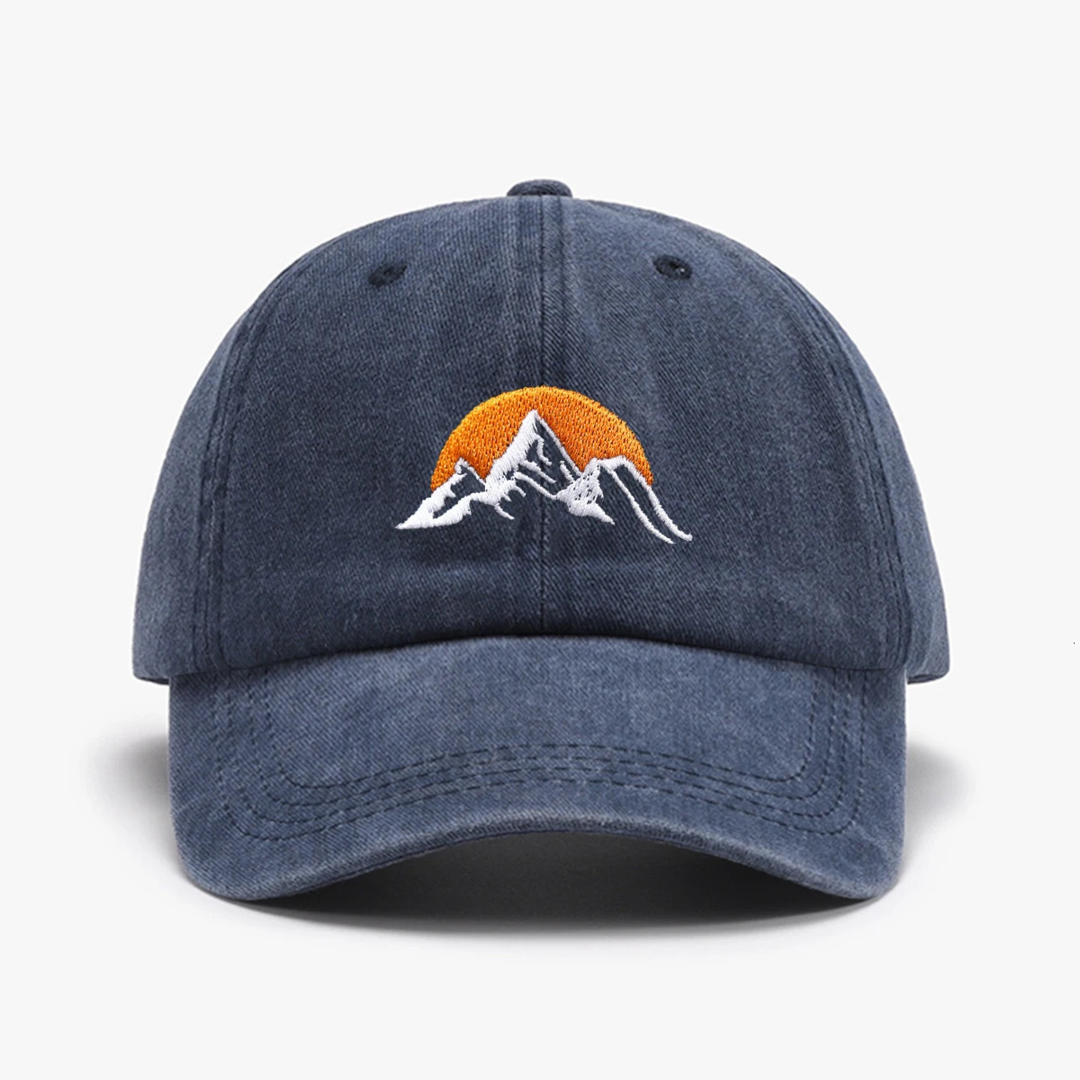 sunrise fashionable embroidered baseball cap with sun protection for both men and women 250704