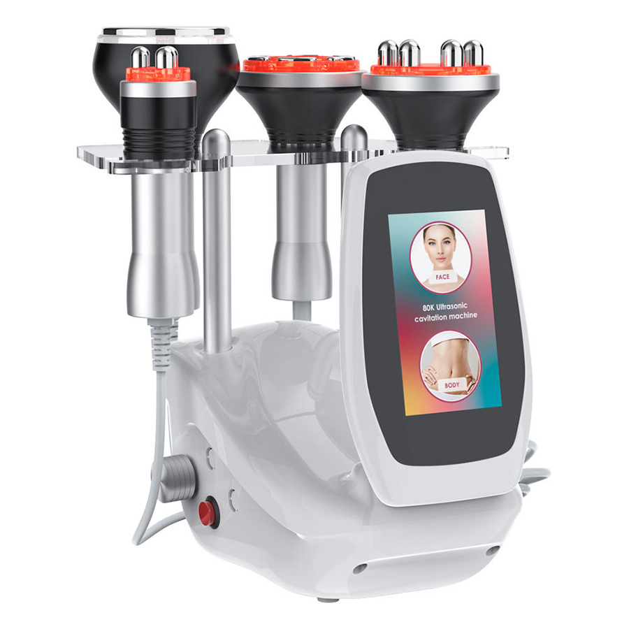 Ultrasonic RF Cavitation Machine for Body Contouring & Fat Reduction 80K Vacuum Slimming Radio Frequency Skin Tightening Face Lift