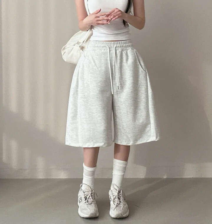 6 Colors Korean Summer Thin Capri Loose Wide-Leg Pants For Petite And Plus-Size Women Shorts New Style B5