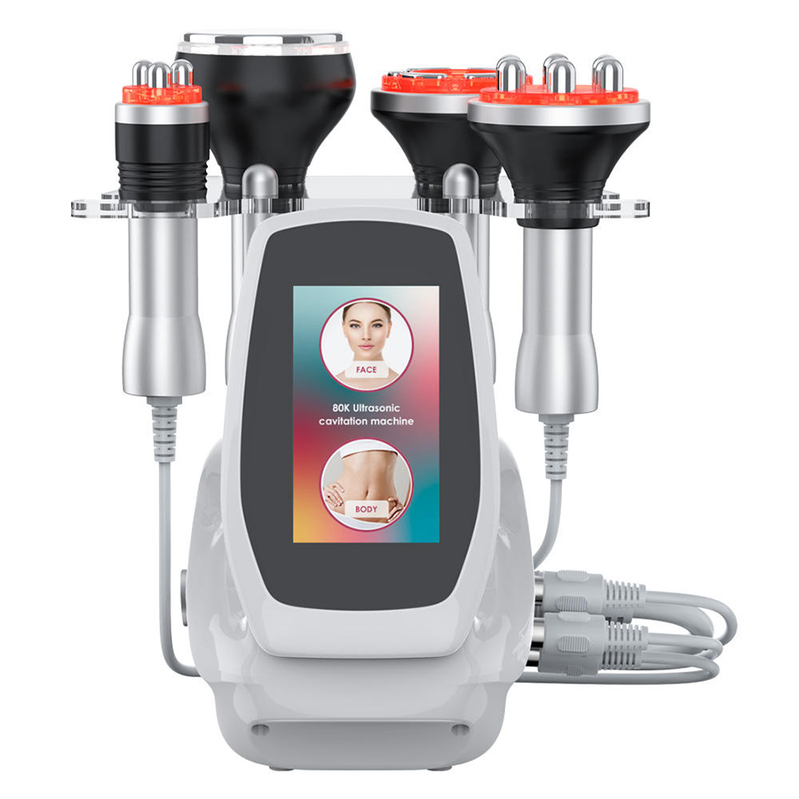 Ultrasonic RF Cavitation Machine for Body Contouring & Fat Reduction 80K Vacuum Slimming Radio Frequency Skin Tightening Face Lift