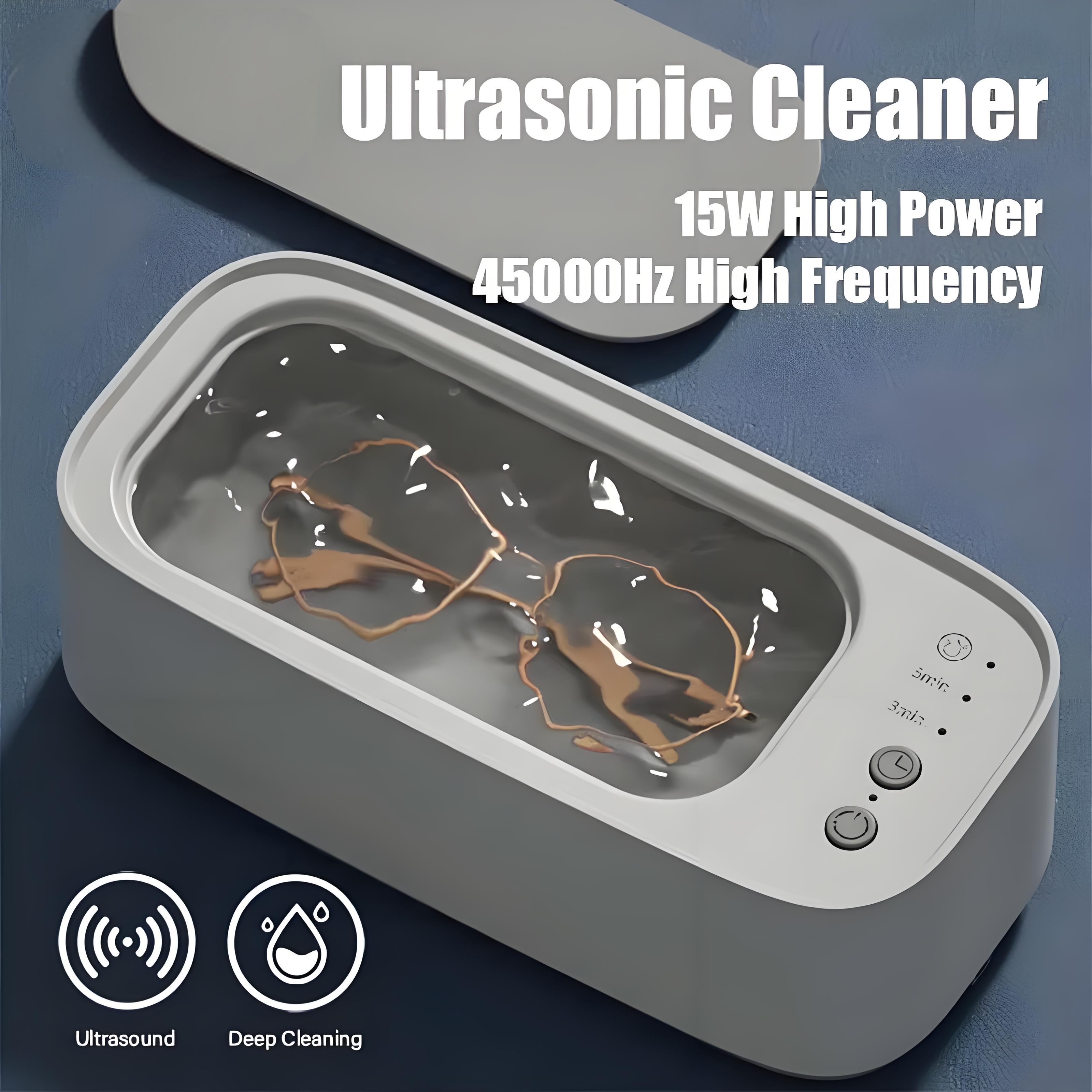 New 45KHZ Ultrasonic Glasses Cleaning Machine Ultrasound Jewelry Cleaner Machine High Frequency Ultrasonic Cleaner Bath