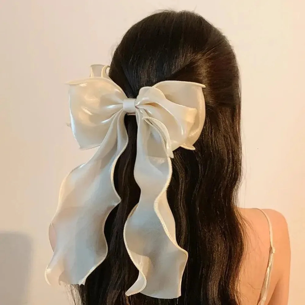 White Organza Bow F… - image