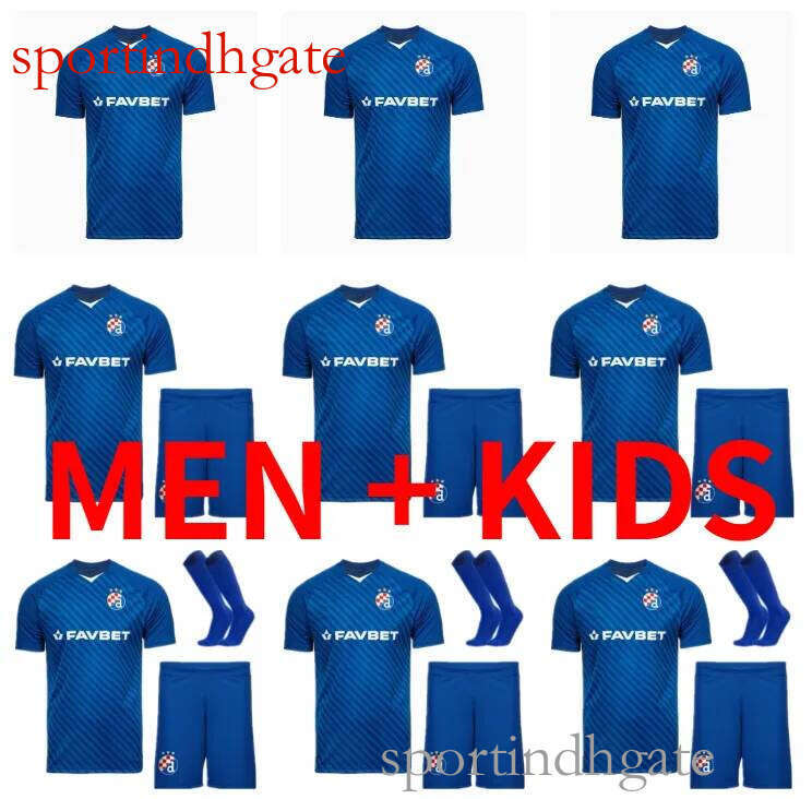 GNK Dinamo Zagreb 2023/24 Home Away Soccer Jersey - Blue & White