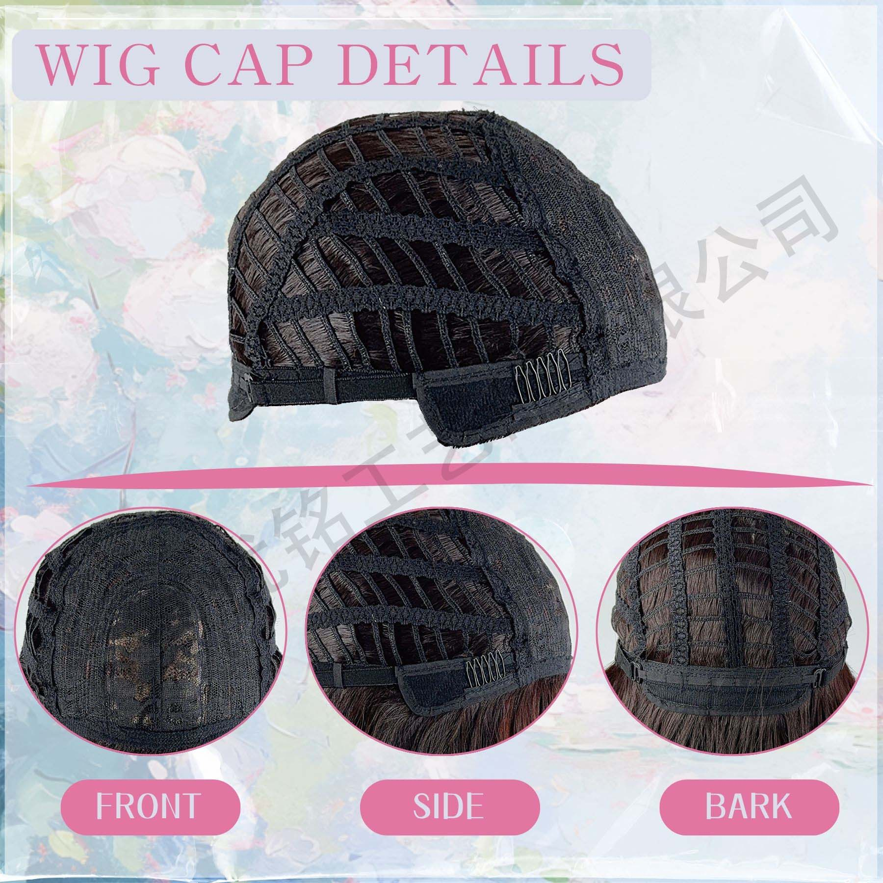 New cross-border European and American style bob fake hair with short curly bob synthetic fiber Bob Wig