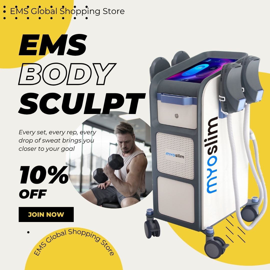 HI-EMT Myoslim EMS Body Contouring Machine For Professional Beauty Salon Fat Reduction Equipment Tone Buttocks and Tighten Skin Efficiently
