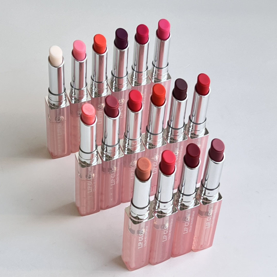 Free Shipping High Quality Change color Natural Glow Moisturizer 16colors Lip Balm Makeup Lip Care Lipstick High Quality Cosmetics