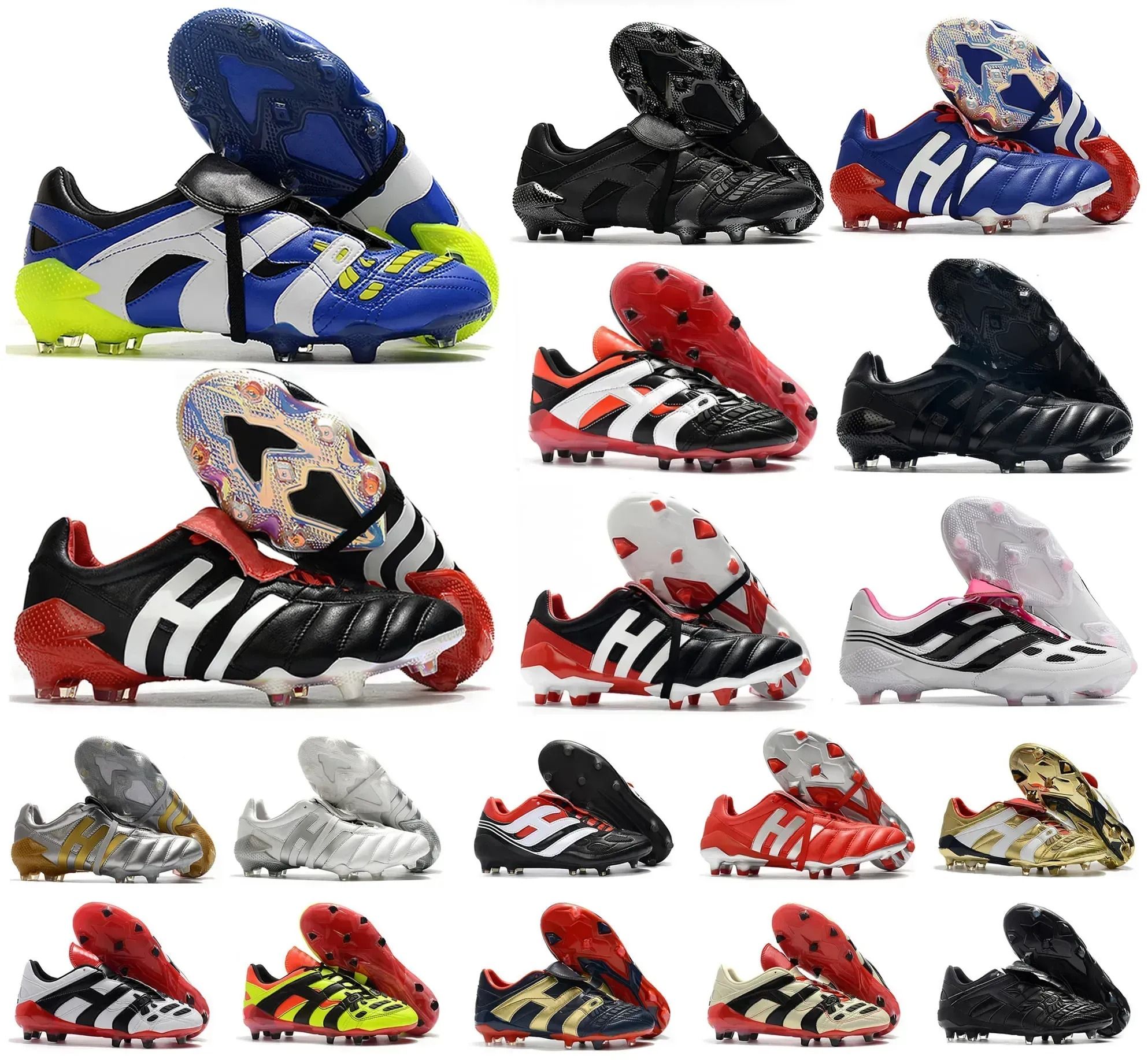 2025 Gift Bag Mens High Ankle Football Boots Pulses FG Firm Ground Cleats s Accelerators Precisions Manias Soccer Shoes Tops Outdoor Trainers Botas De Futbol