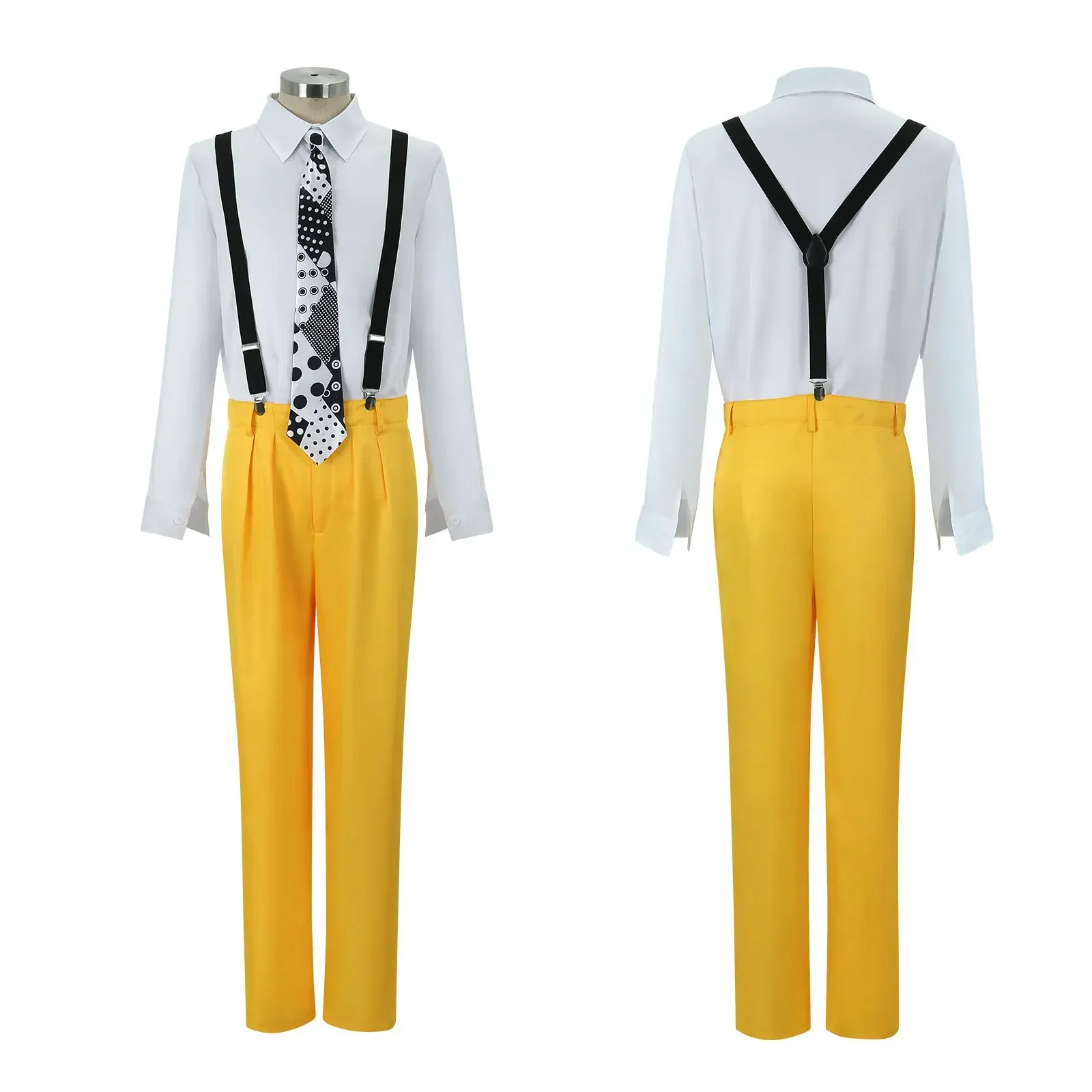 Movie Cosplay Costume Carry Cosplay Yellow Uniform Carnival Party Suit Hat Green Halloween Carnival Costume