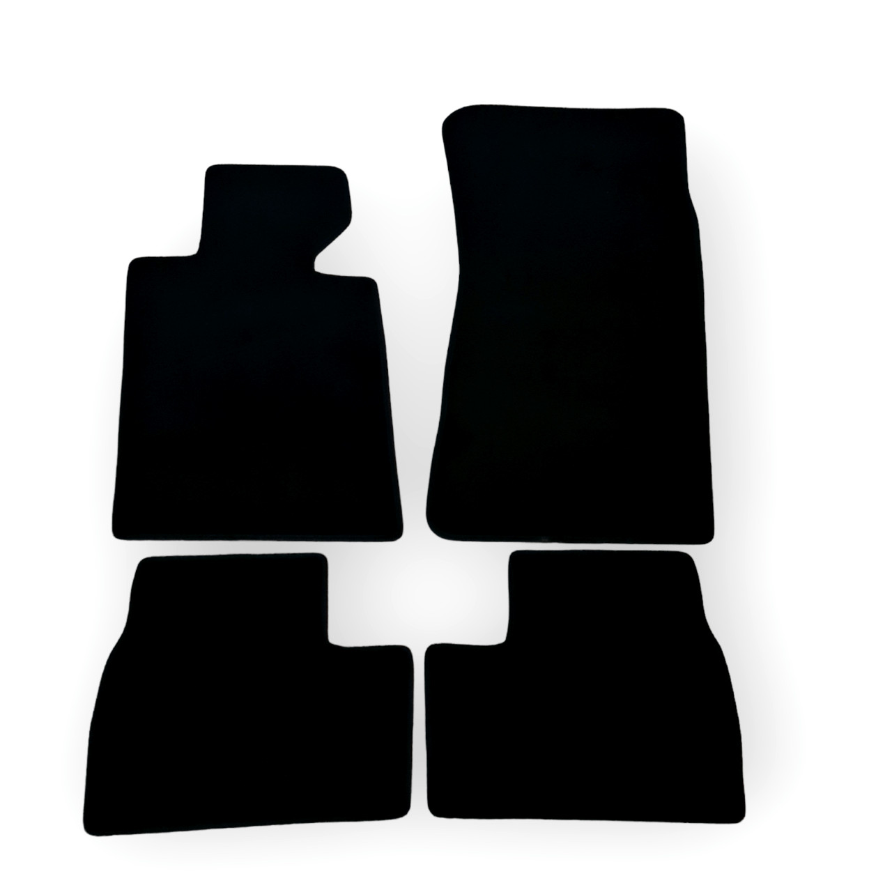 Car Floor Mats For BMW 3 M3 E30 Velour Waterproof Black Carpet Auto Liners New