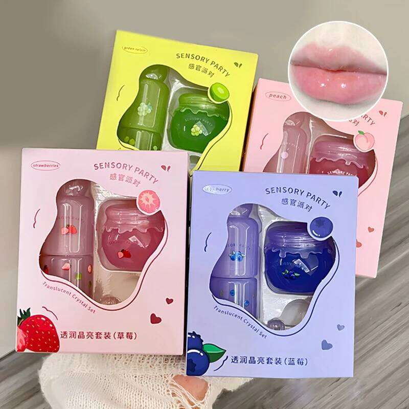 SENSORY PARTY Hydrating & Brightening Mask - Deep Moisture, Wrinkle Reduction, 24-Hour Hydration Lip Oil X250709